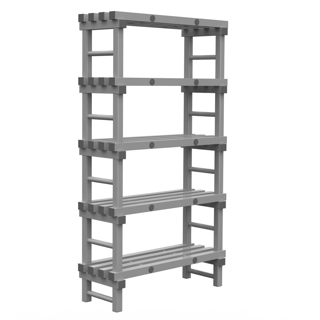 Rayonnage en plastique eurostelle modulaire