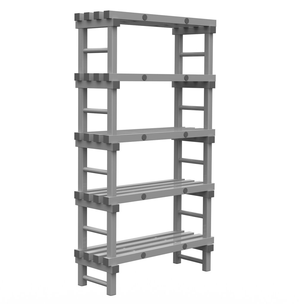 Kunststoffregale Eurostelle modular