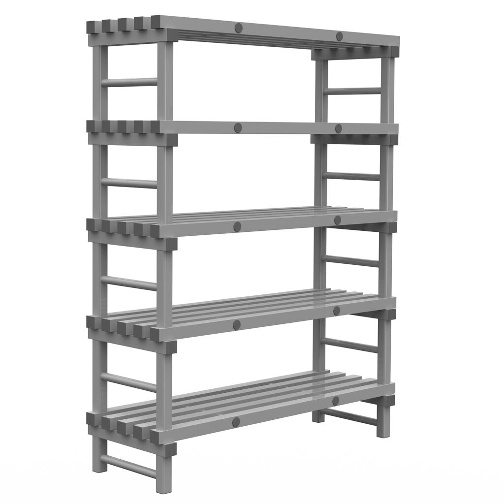 Rayonnage en plastique eurostelle modulaire