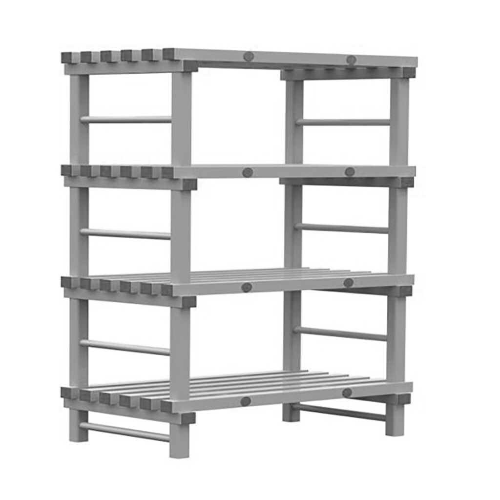 Rayonnage en plastique eurostelle modulaire