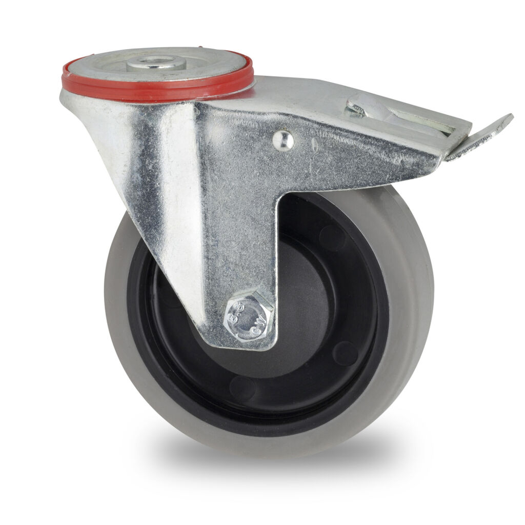 Roulettes pivotantes roues pivotantes avec frein Ø 100 mm