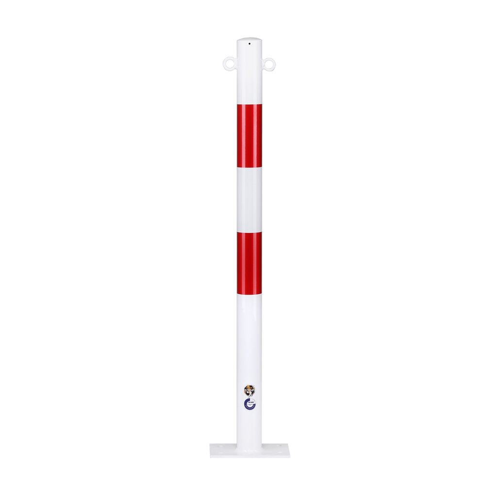 Rammschutzpfosten Rammschutz-Poller rot/weiß