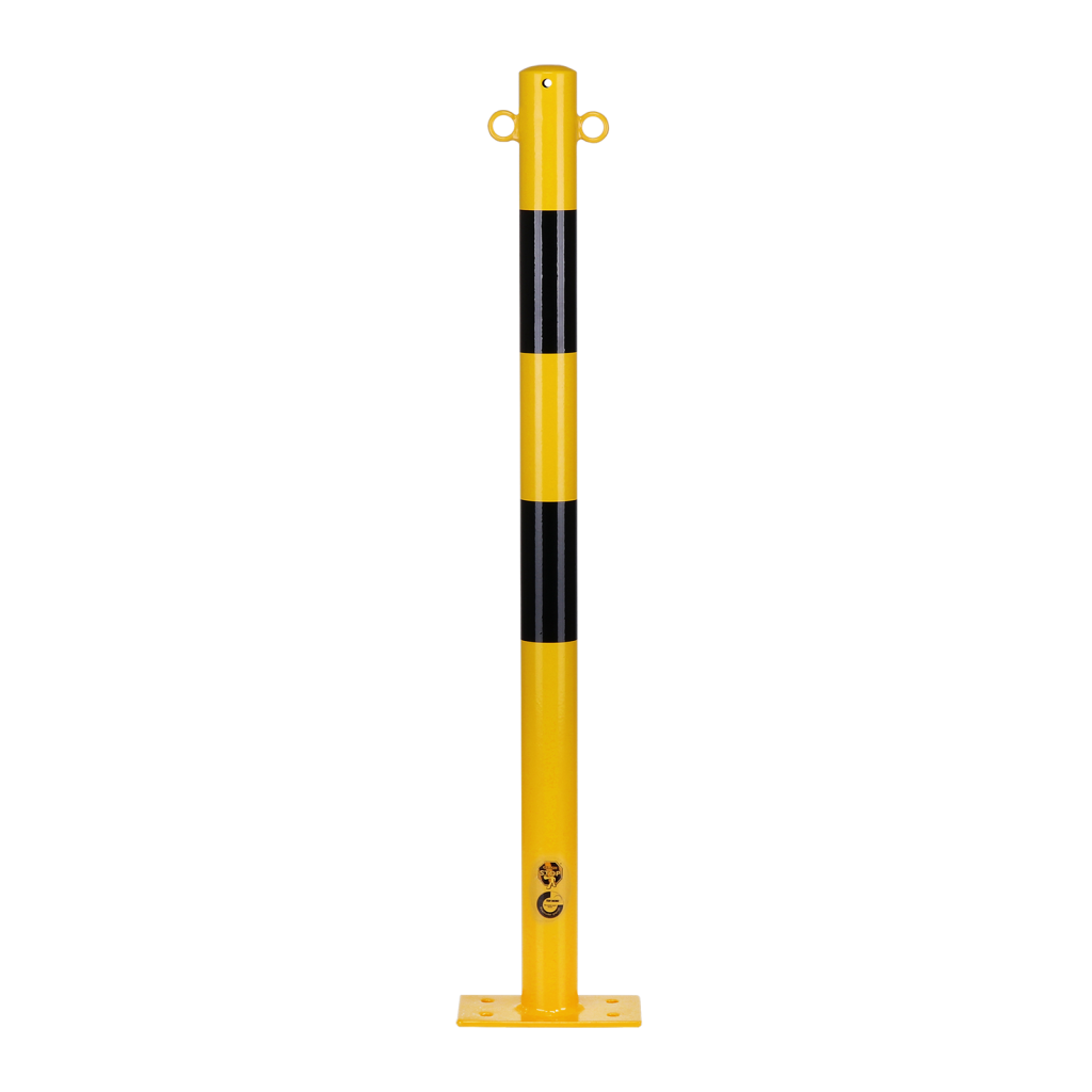 Protection posts protective post  crash protection bollard yellow/black