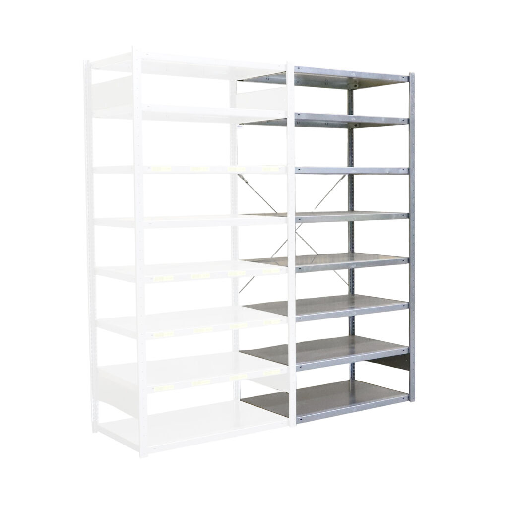 Used Static shelving rack 55 extension section