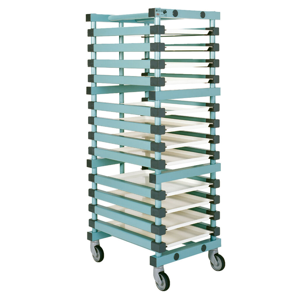 Plastikkarren REA Schalenwagen für 12 Schalen geeignet 