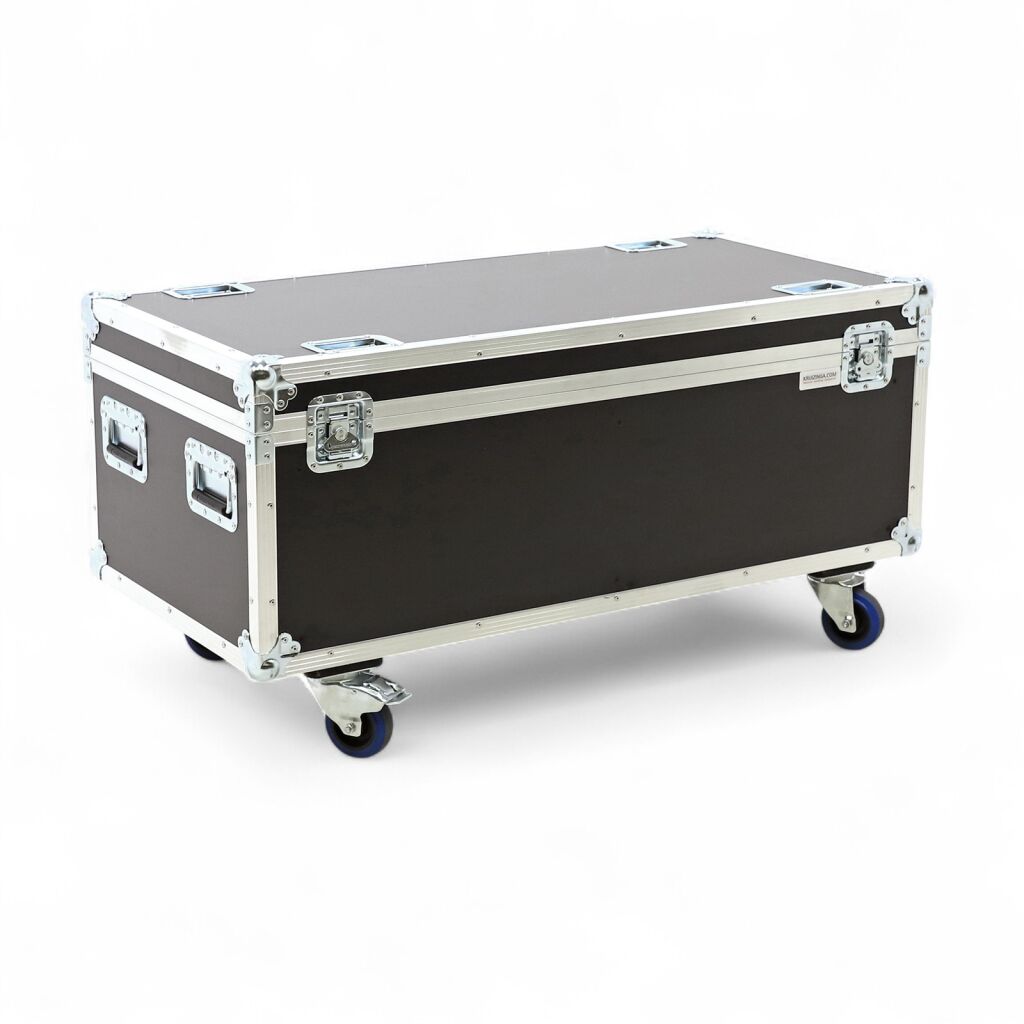 Flightcase avec fermeture rapide double