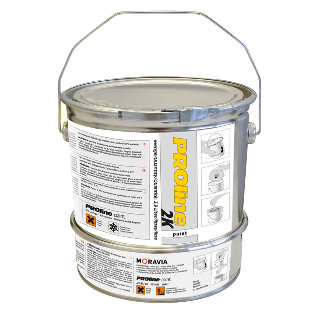 Floor marking and tape marking paint 5 liter 2k paint - white