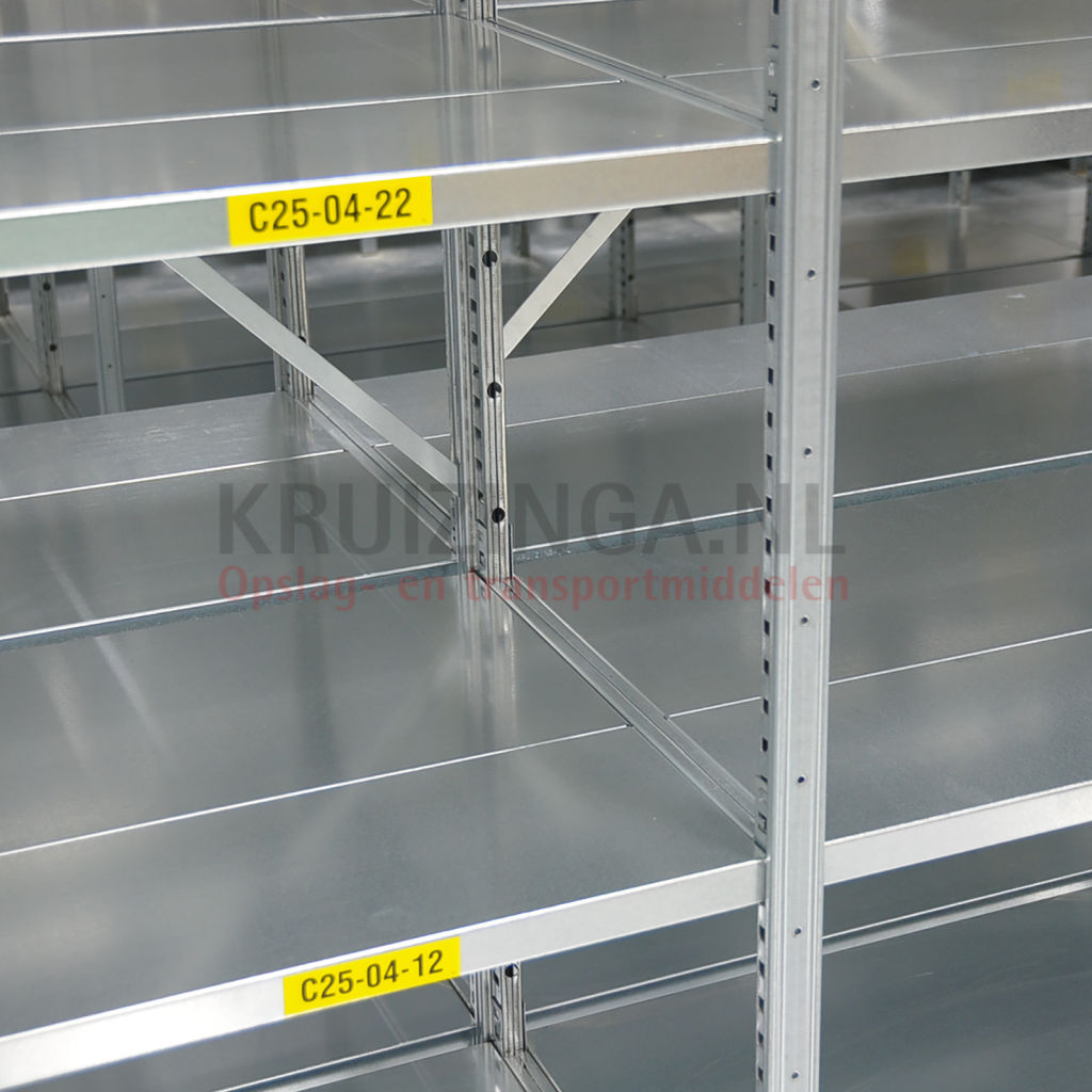 Static shelving rack Shelving static shelving rack 55 complete with accessories.  Article code: STELLING-55