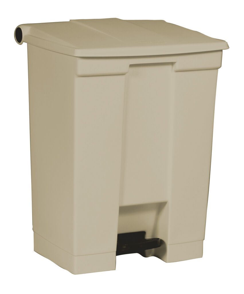 Waste bin pedal bin  with hinging lid and foot pedal