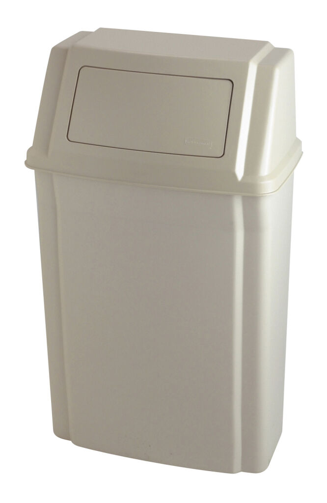 Waste bin plastic waste bin with swing lid