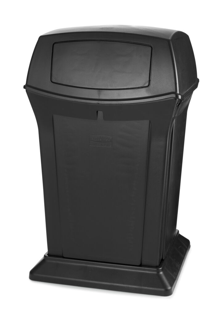 Waste bin plastic waste bin with swing lid