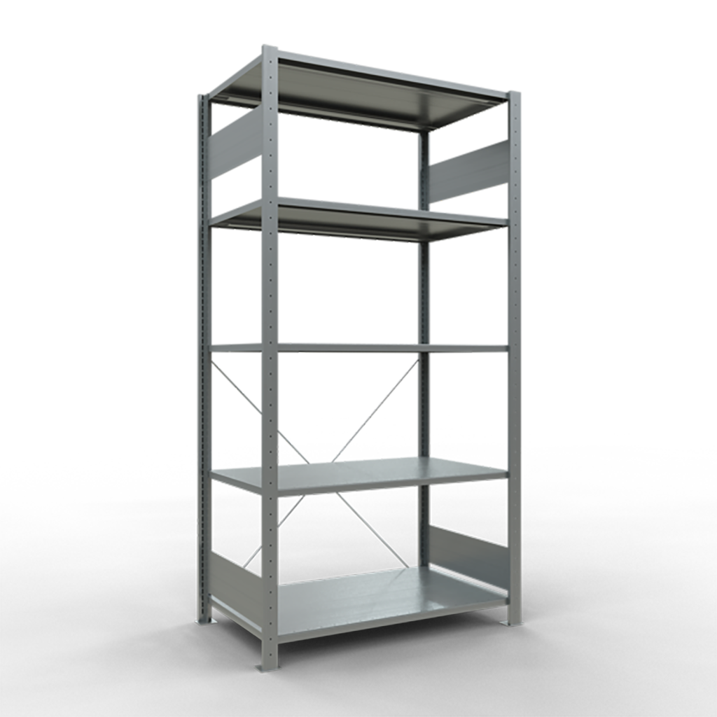 Static shelving rack 55 start section