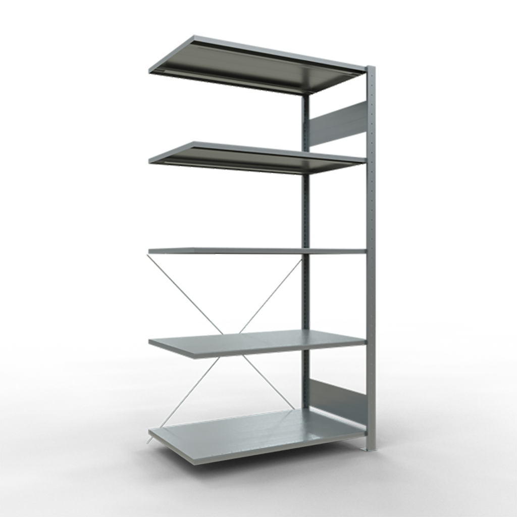 Static shelving rack 55 extension section