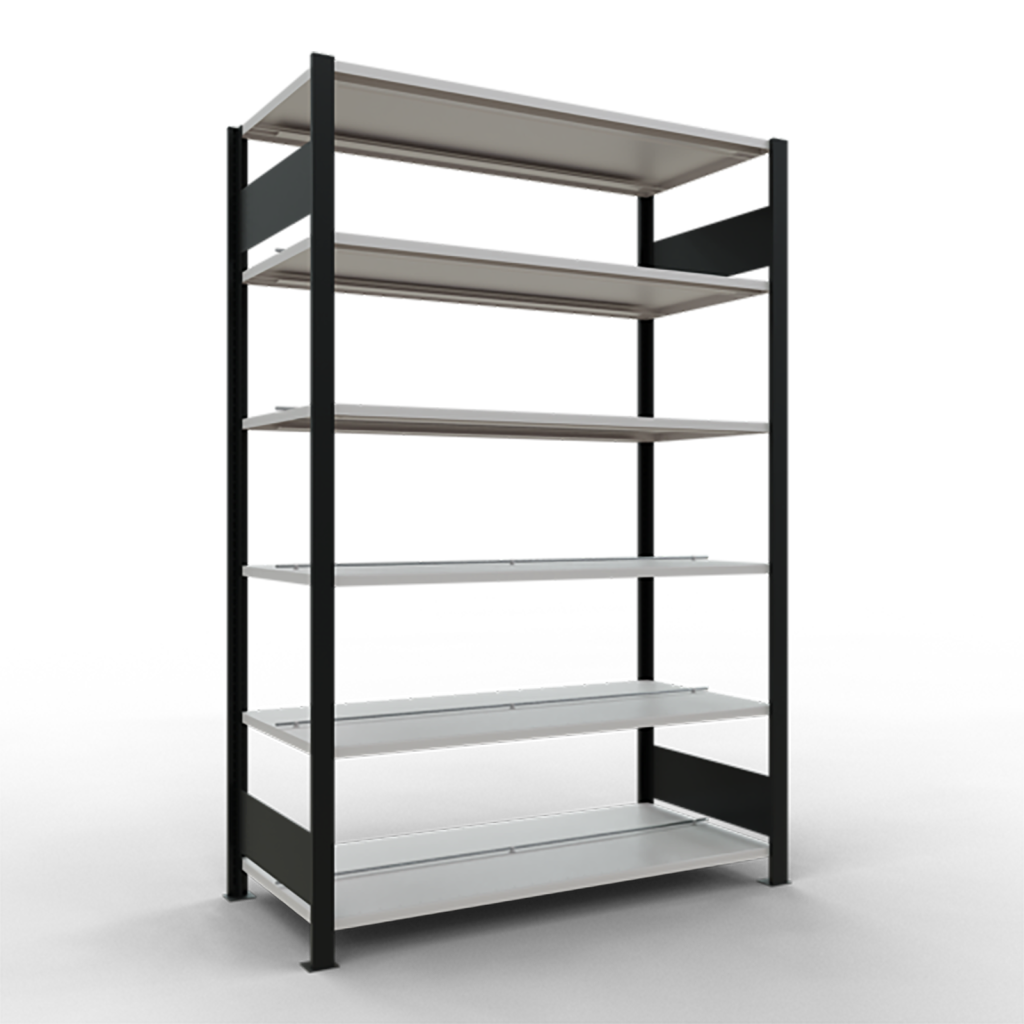 Static shelving rack 55 start section