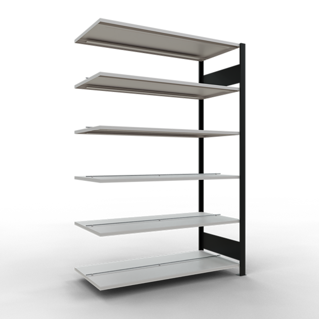 Static shelving rack 55 extension section