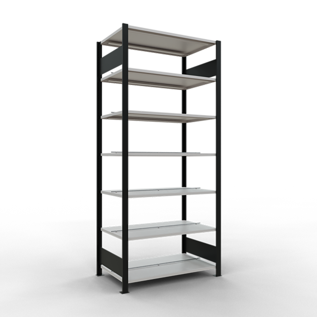 Static shelving rack 55 start section