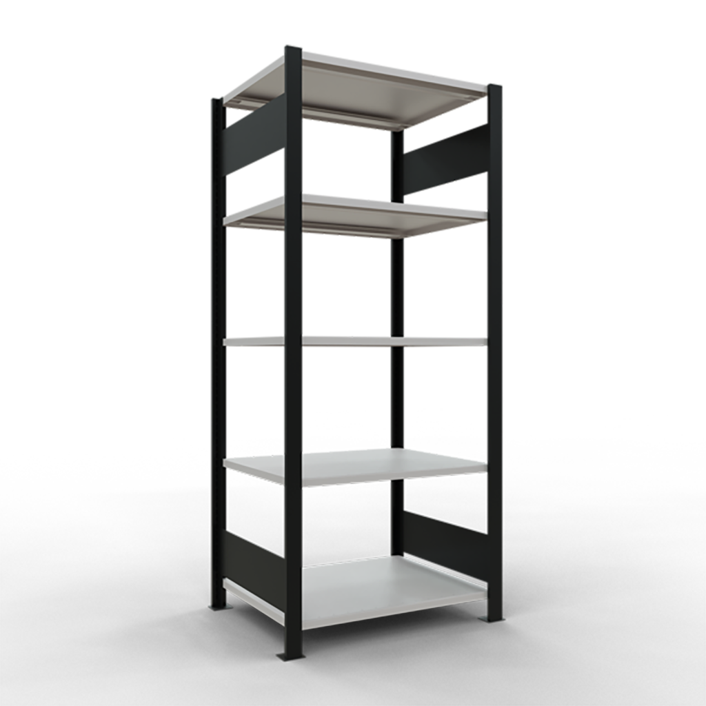 Static shelving rack 55 start section