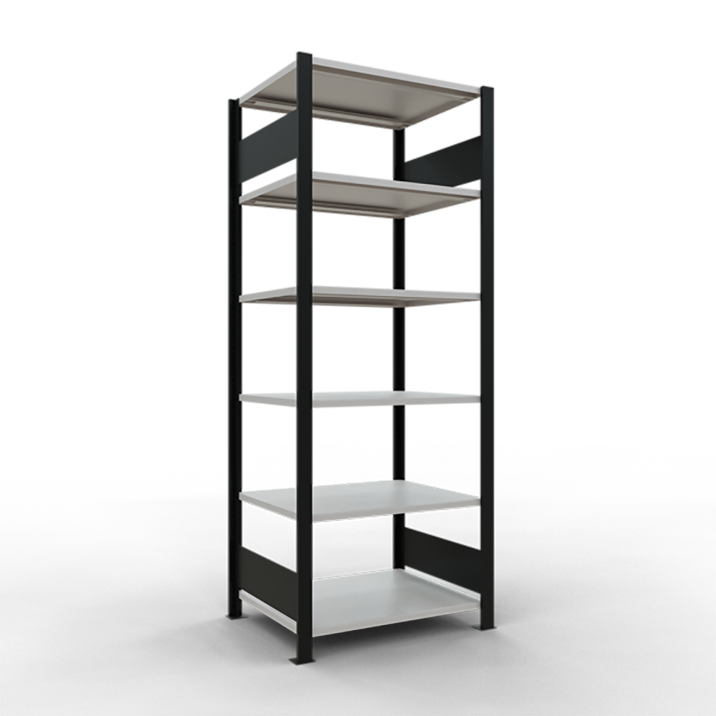 Static shelving rack 55 start section