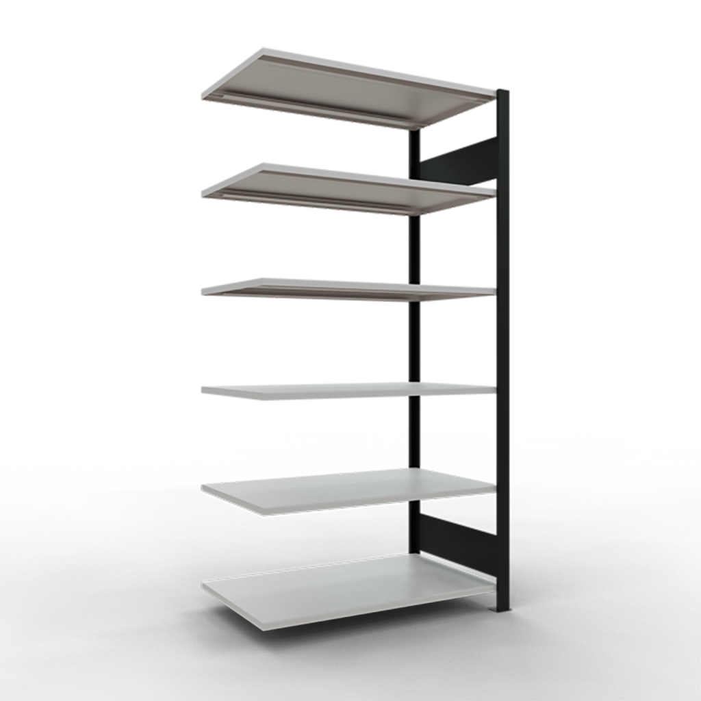 Static shelving rack 55 extension section
