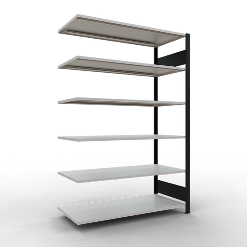 Static shelving rack 55 extension section