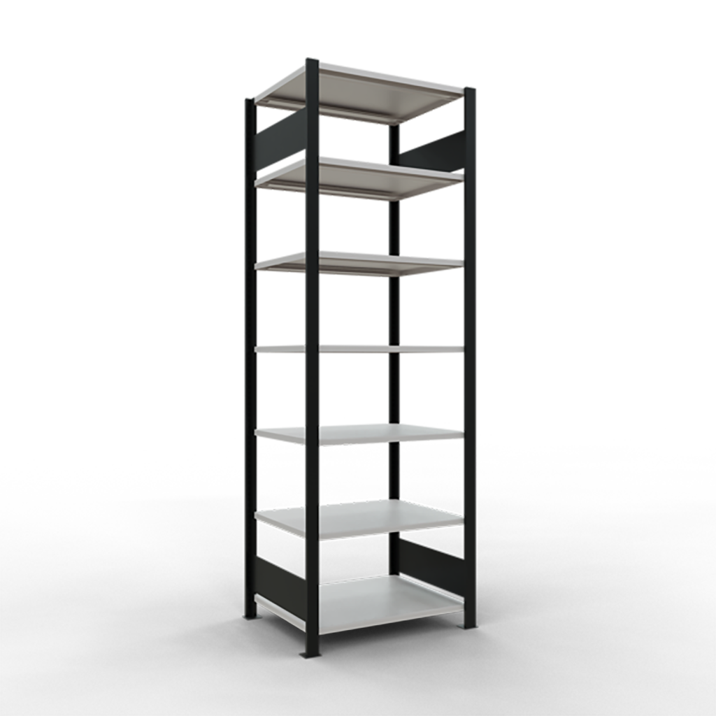 Static shelving rack 55 start section
