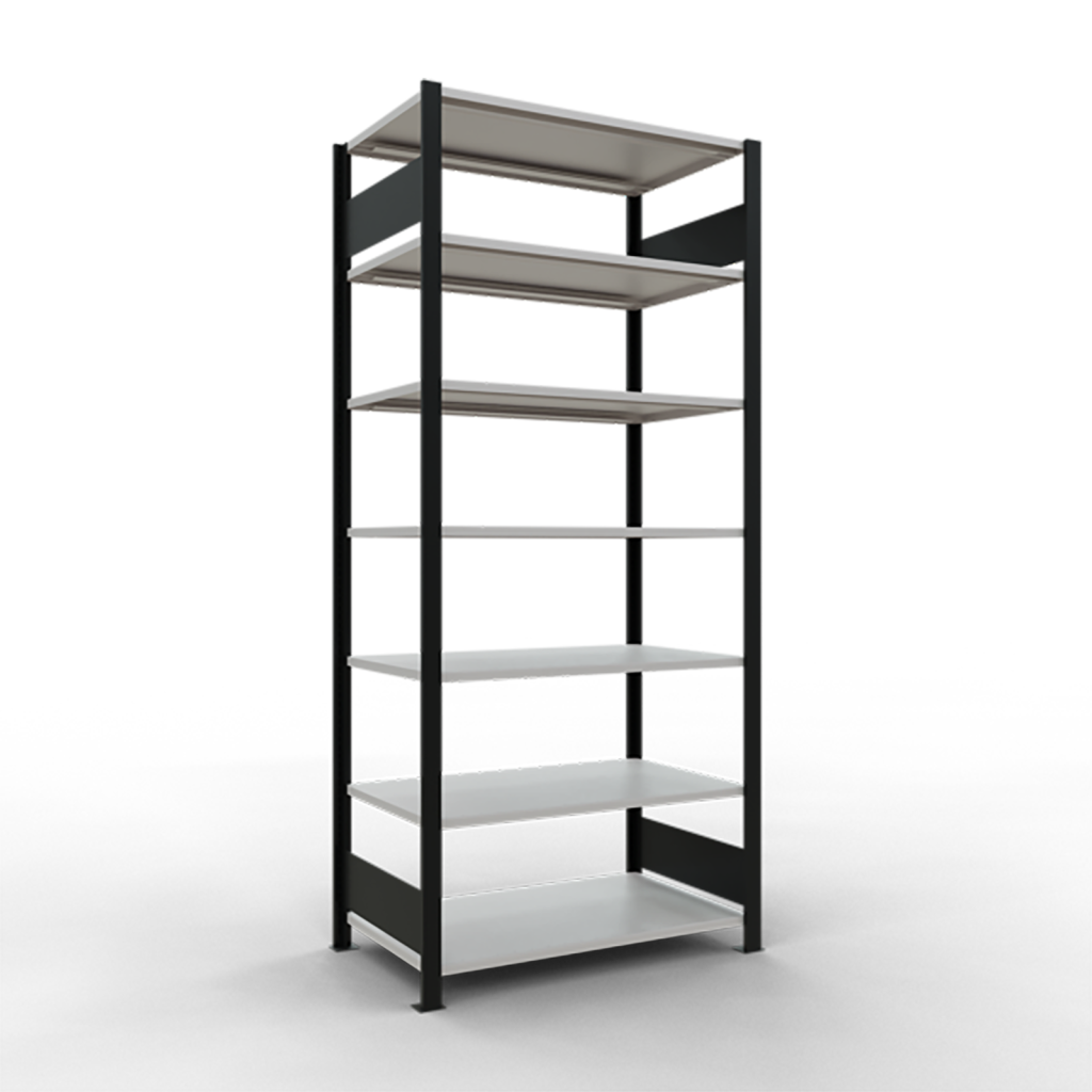 Static shelving rack 55 start section