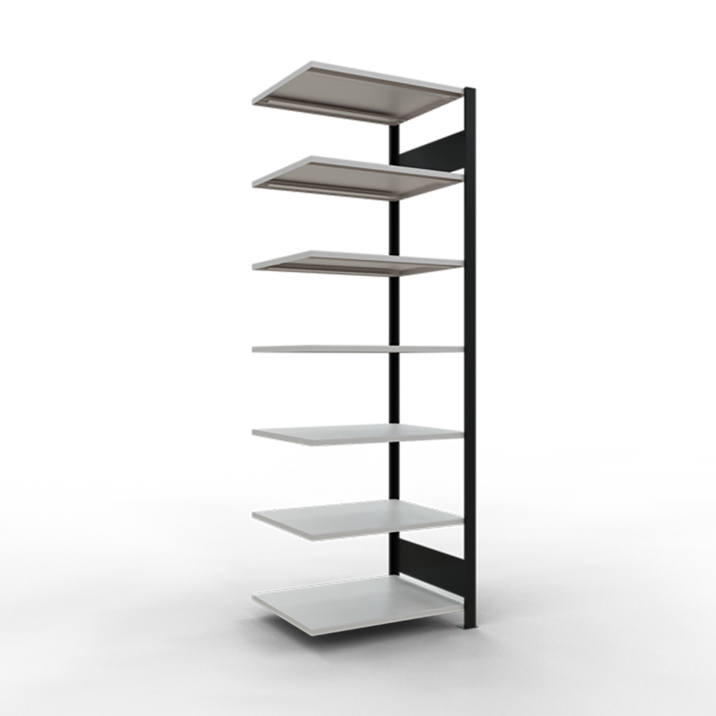 Static shelving rack 55 extension section