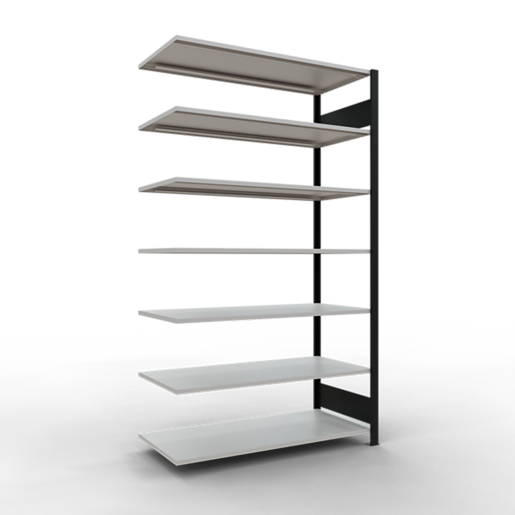 Static shelving rack 55 extension section