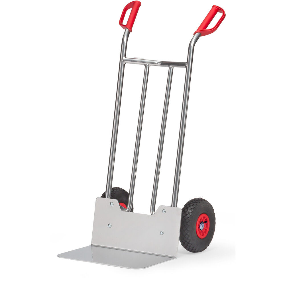 Aluminium handtruck Fetra light alu hand truck with pneumatic tyres 260x85 mm