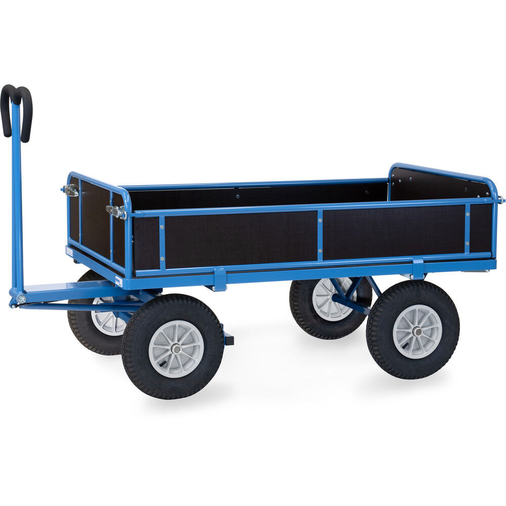 Transport trolley Fetra hand truck with 4 wooden walls