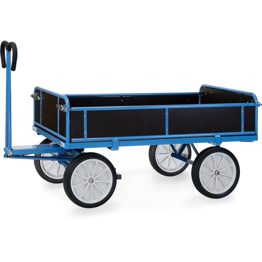 Transport trolley Fetra hand truck with 4 wooden walls