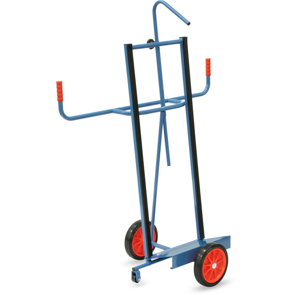 Plate roller glass/plate trolley solid rubber tyres 250x60 mm