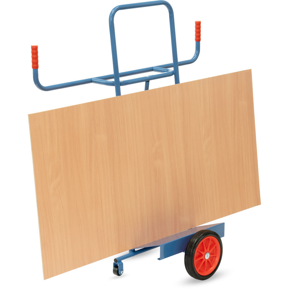 Platenrollers glas/platenwagen massief rubber banden 250x60 mm