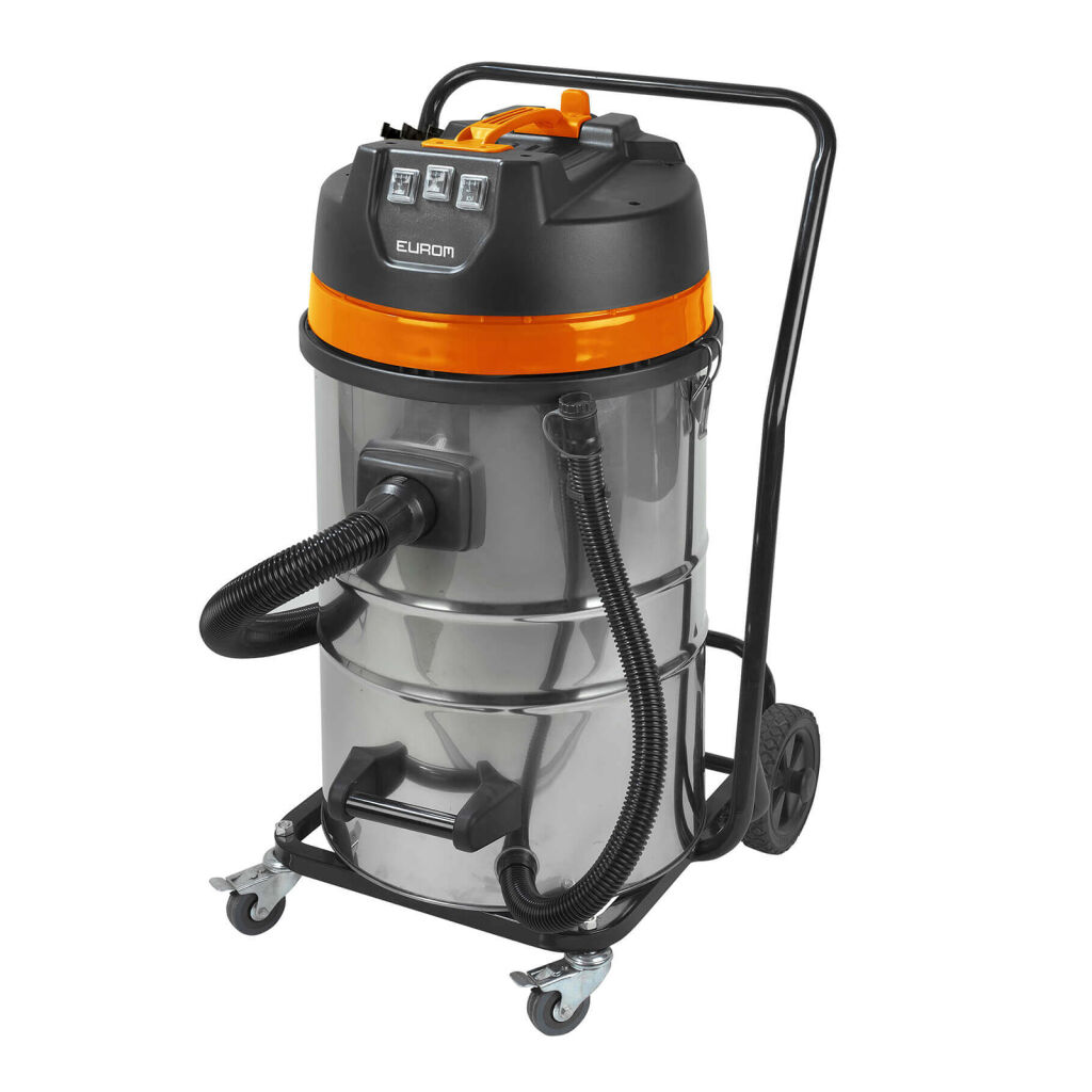 Professional vacuum cleaners dust and hydrogen piston 80 L - 3600 W