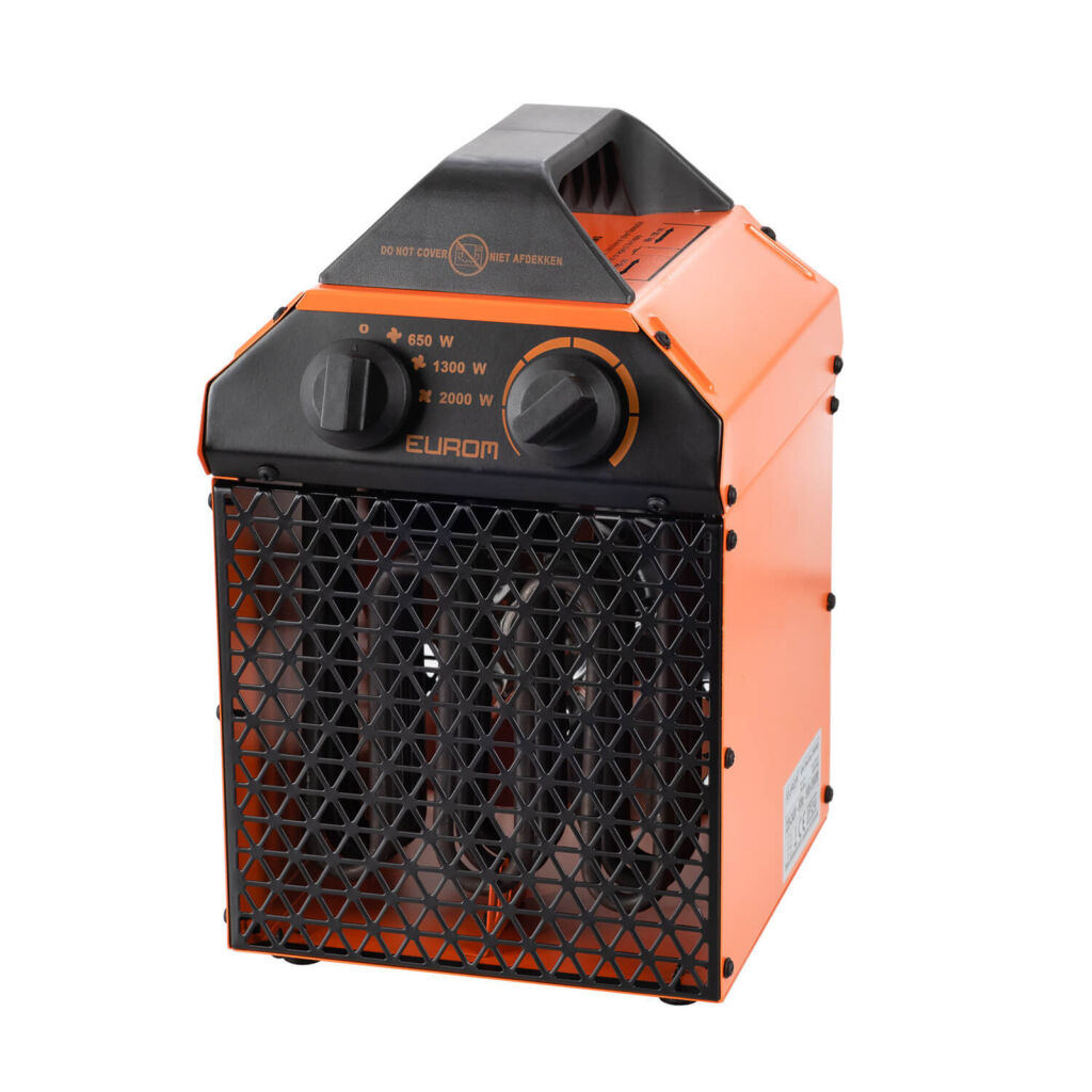 Chauffage d’atelier radiateur à ventilateur industriel 2 kW - 75 m3