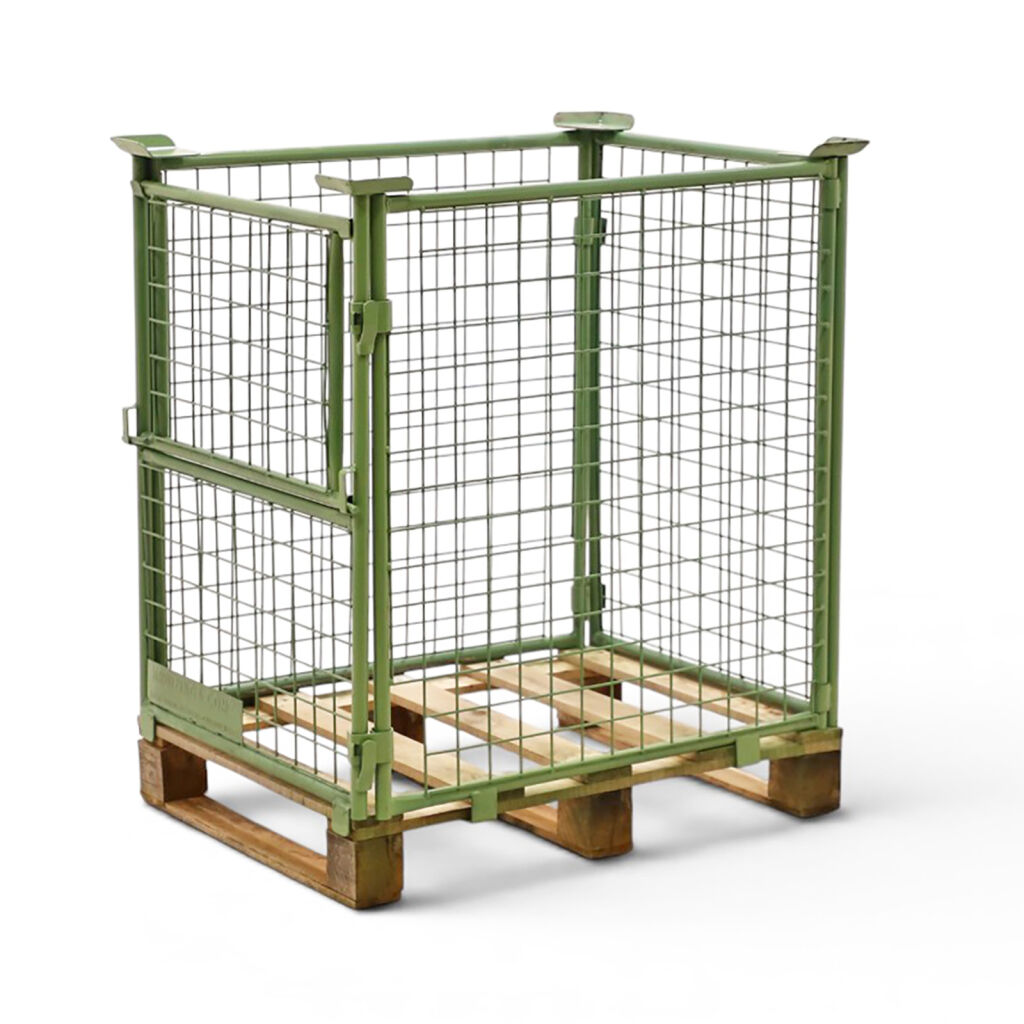 Rehausse palette Construction rabattables empilables une seule vanne d'un seul côté Sur mesure