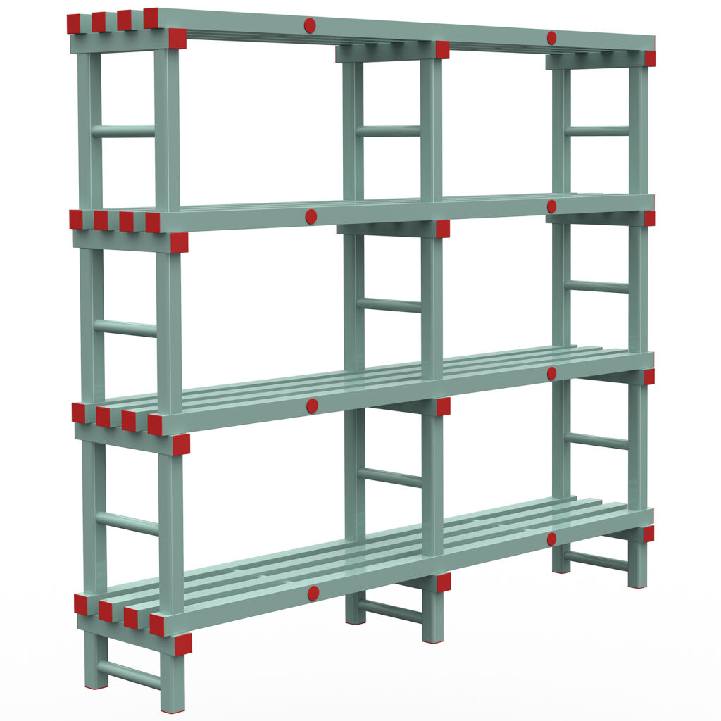 Plastic rack Euro rack modular