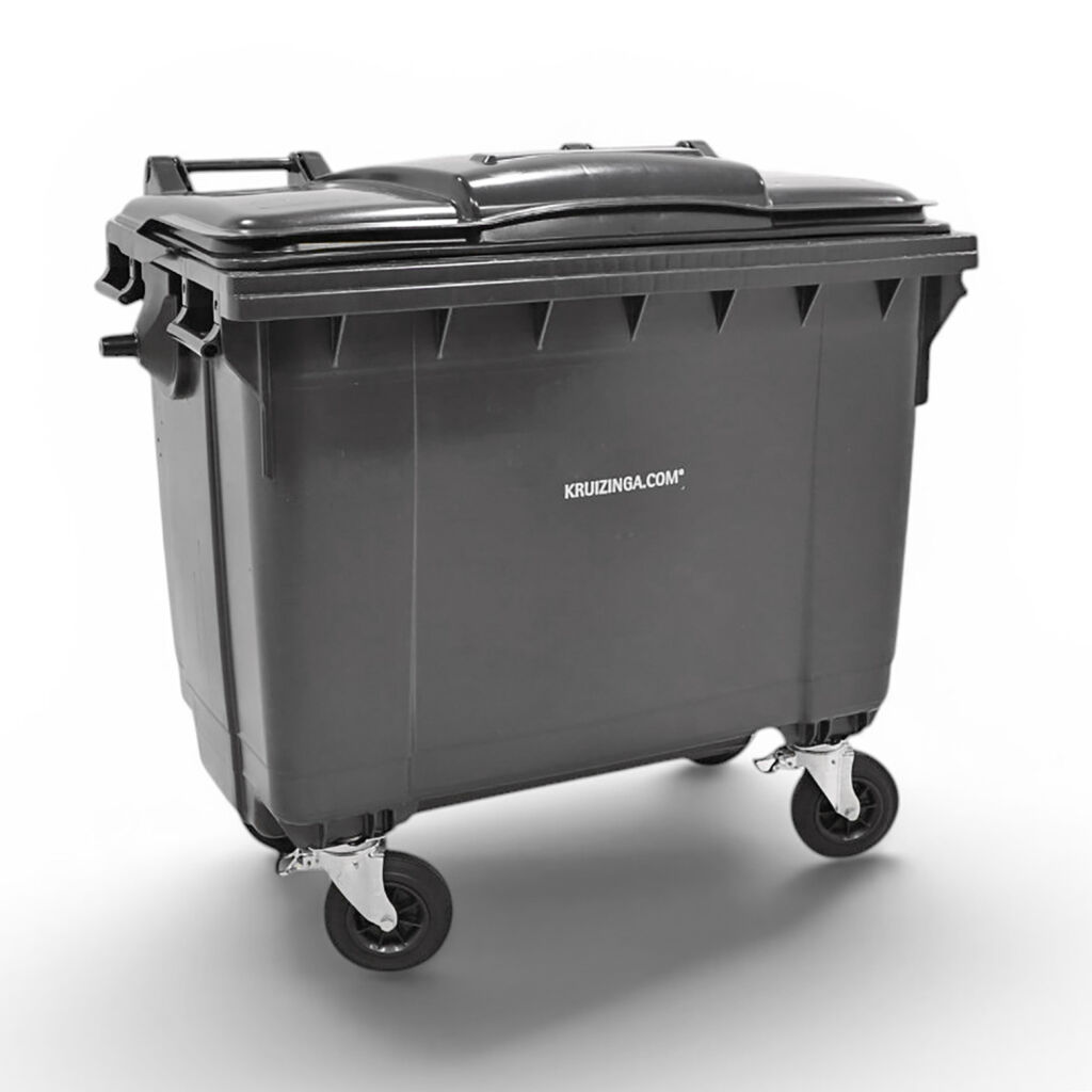 Conteneur de déchets résiduels Conteneur pour substances nocives 660 litres, convient pour prise DIN