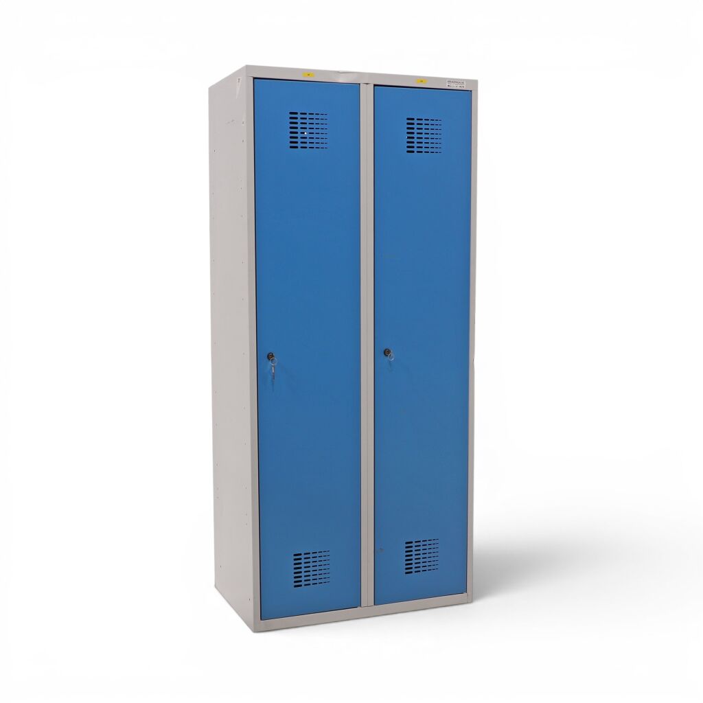 Armoire d'entrepôt occasion armoire vestiaire 2 portes (cylindre) Occasion