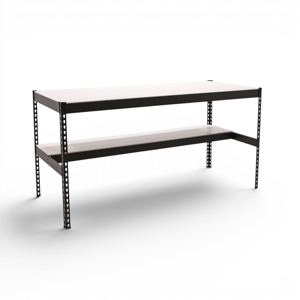 Etablis table de travail avec 1 tablette inférieure