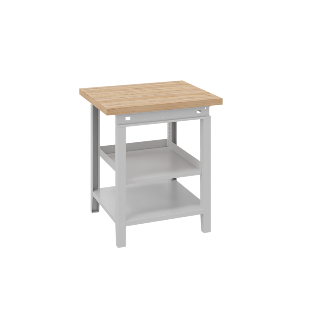 Werkbänke Arbeitstisch mit 2 Bodenplatten