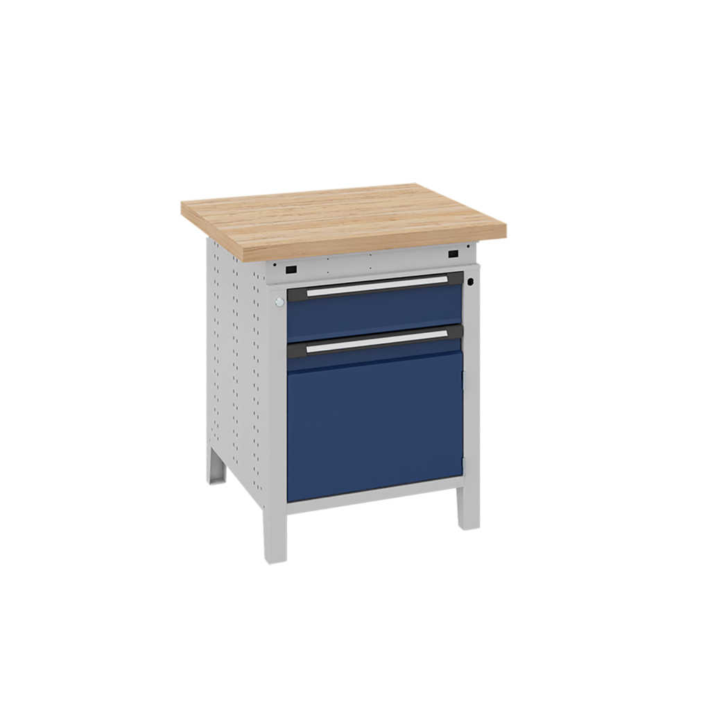 Workbenches with 1 drawer and 1 cabinet