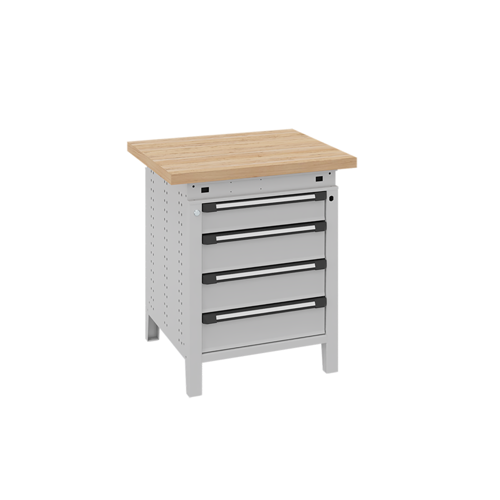 Workbenches with 4 drawers 