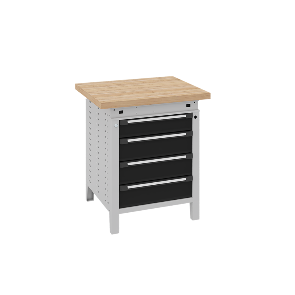 Workbenches with 4 drawers 