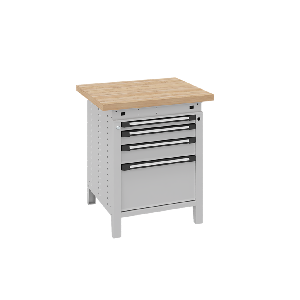 Workbenches with 4 drawers 