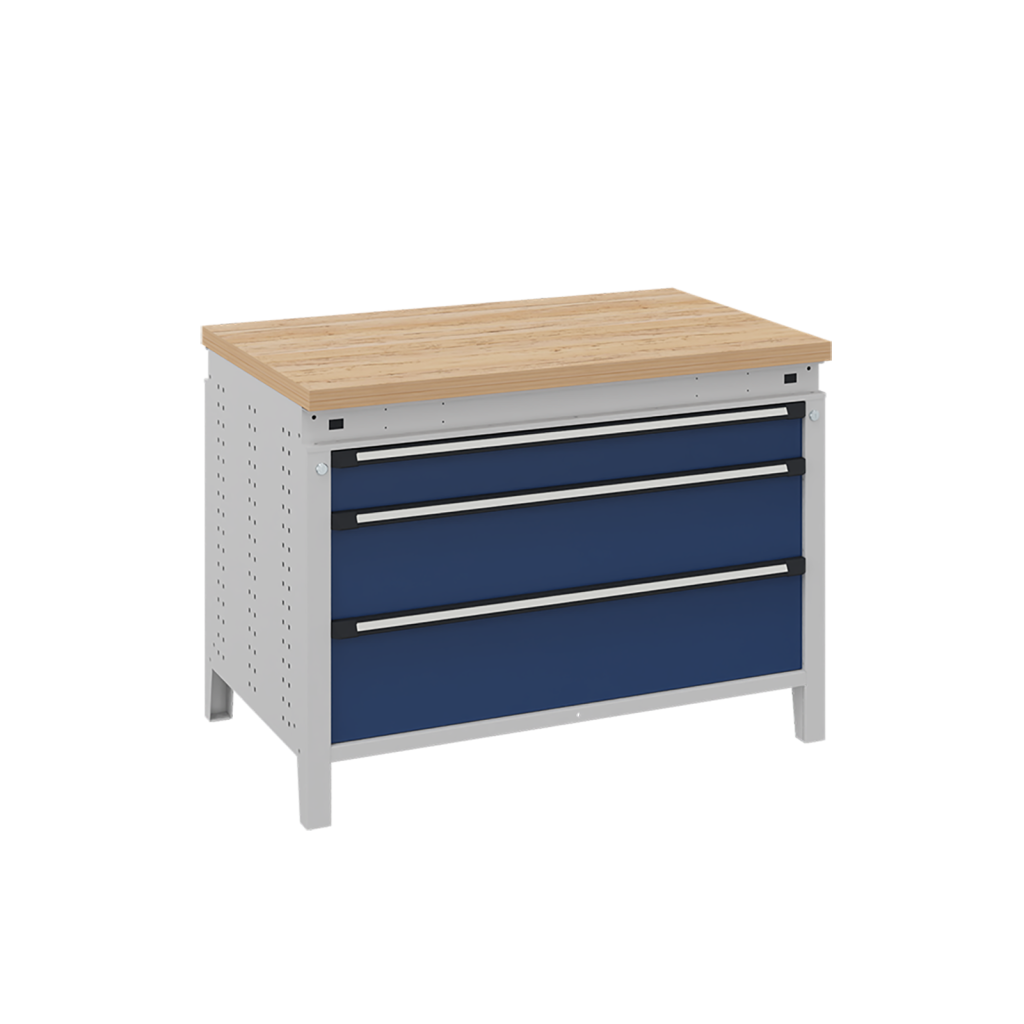 Workbenches with 3 drawers