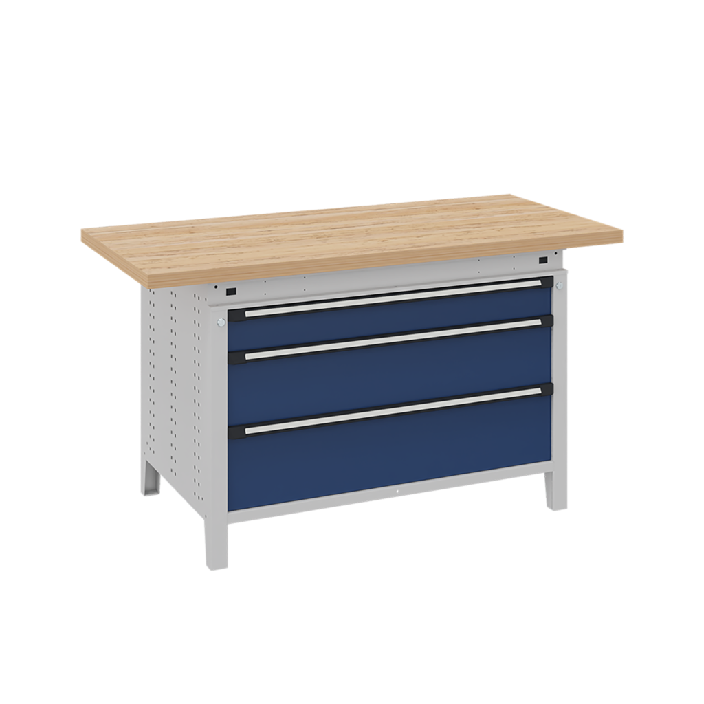 Etablis table de travail avec 3 tiroirs