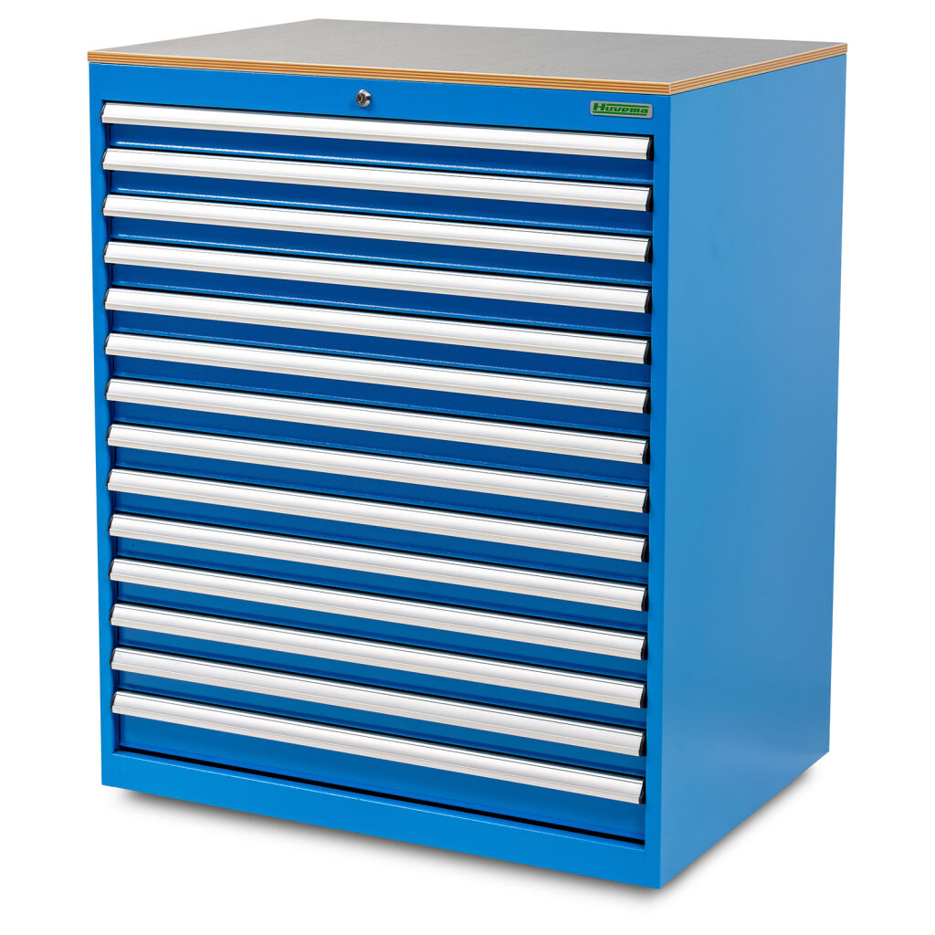 Workbenches with 14 drawers