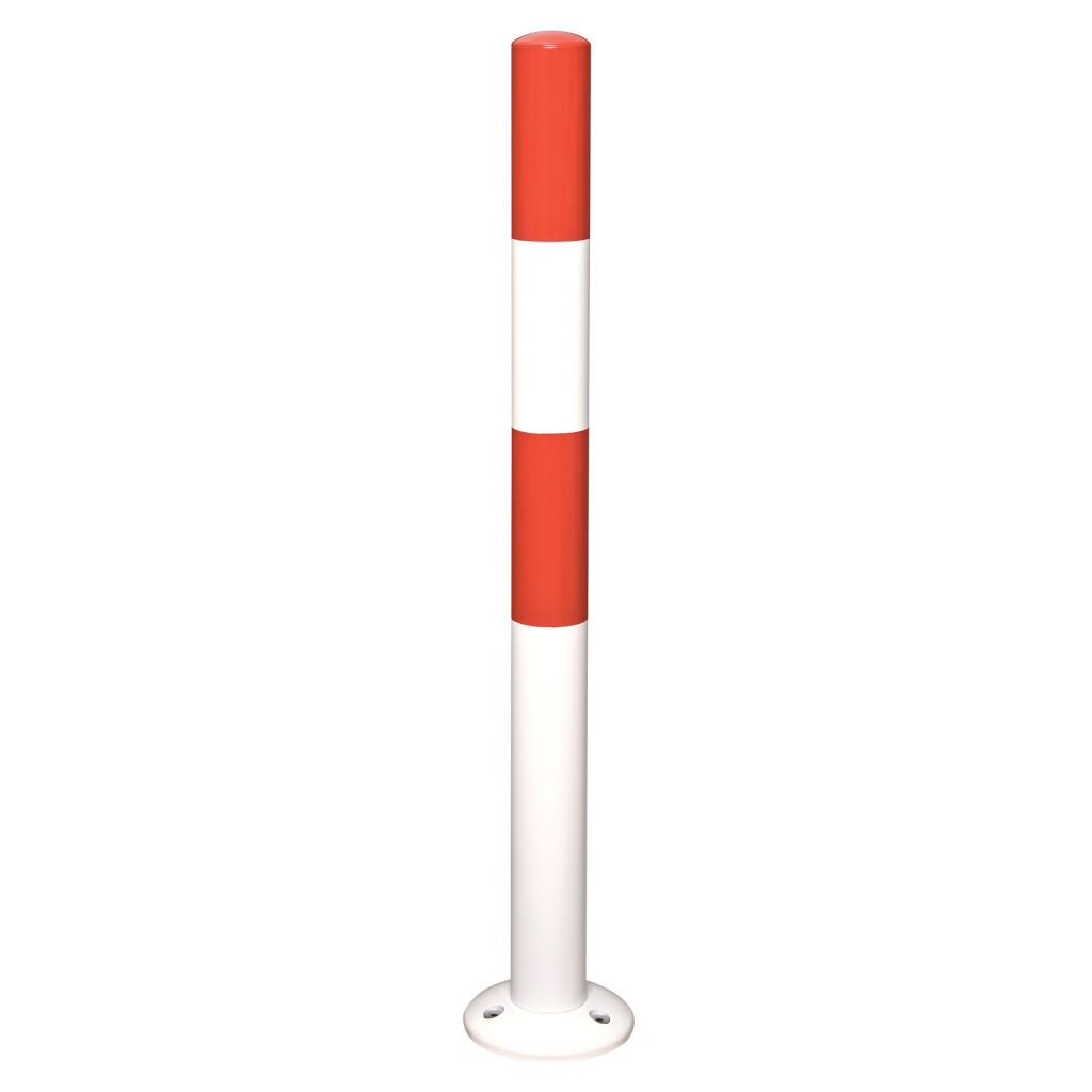 Rammschutzpfosten Rammschutz-Poller rot/weiß