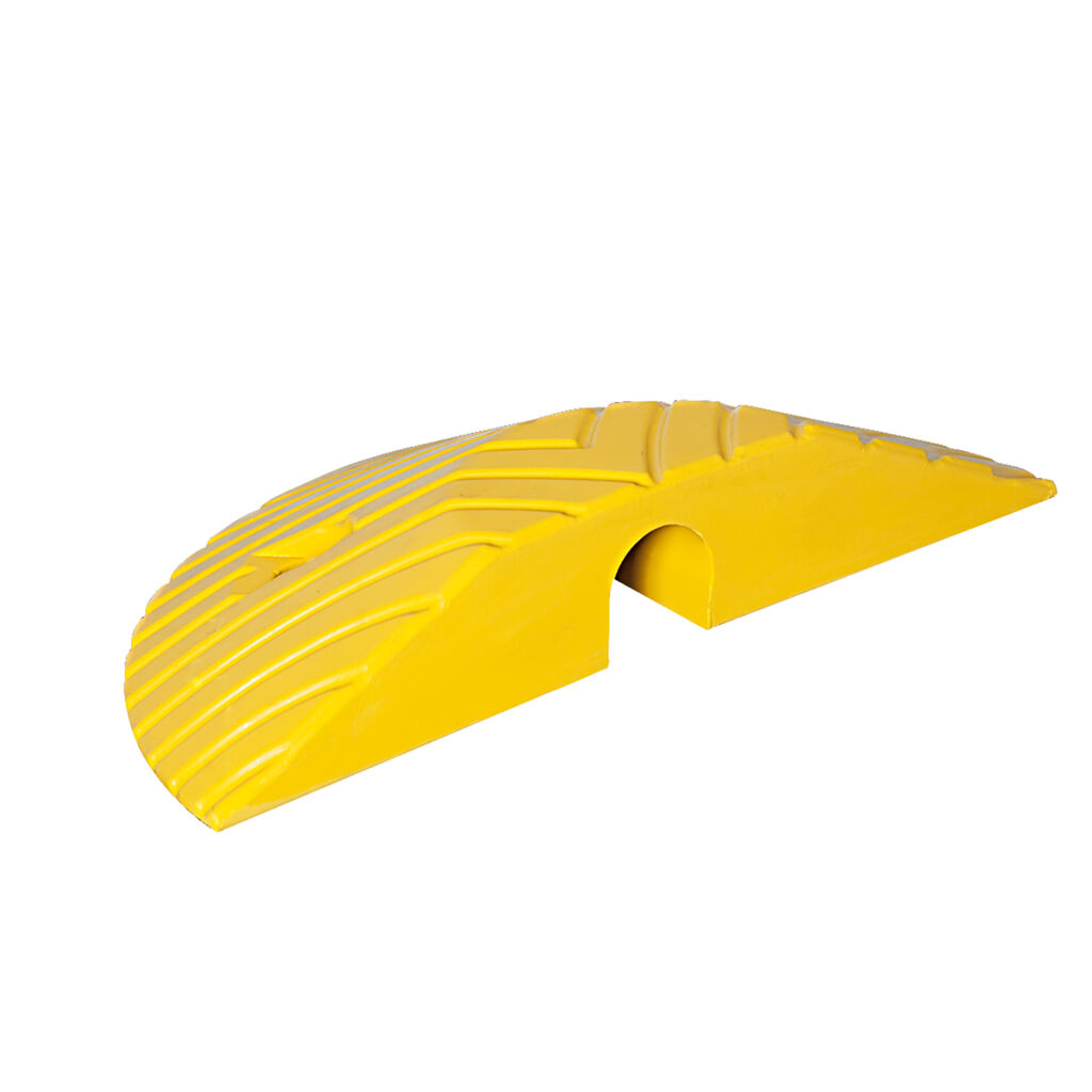 Speed bumps modular speed bump speed bump end piece up to 20 km/h - yellow